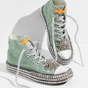Studded Hi Top Sneakers